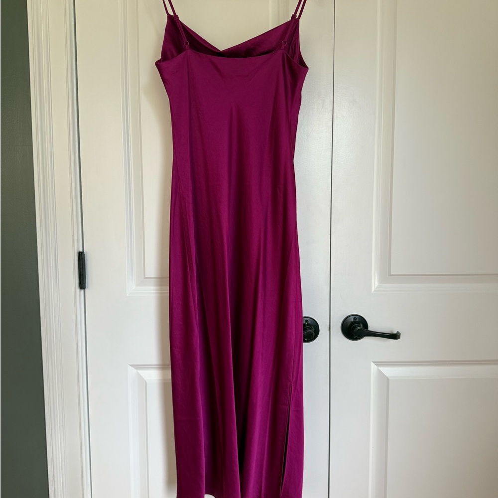 Express Women's Satin Midi Dress - Picture 3 of 5